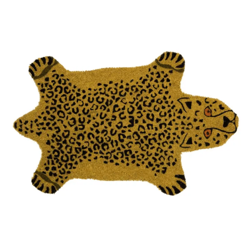 leopard dørmåtte